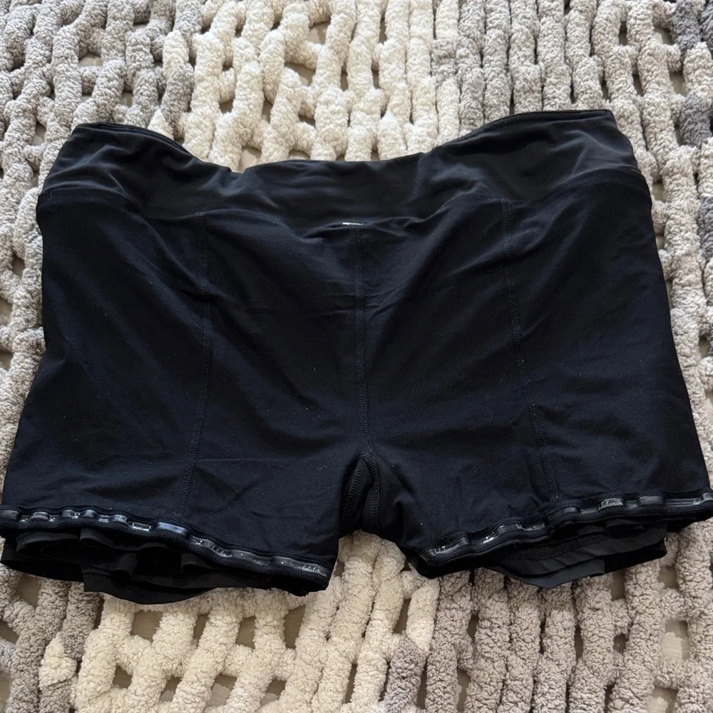 lululemon athletica Black Athletic Skort
